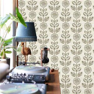 Floral Wallpaper Peel and Stick Wallpaper Floral Contact Paper 17.7 inch × 118 '